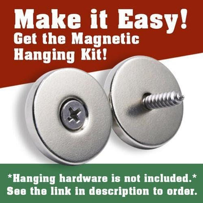 Golf of America Personalized Metal Sign, Laser-cut American Flag Sign with Golfer