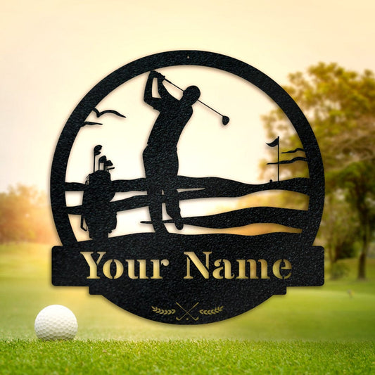 Golfer Monogram