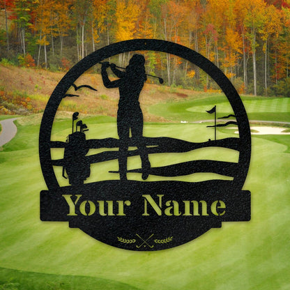 Golfer Women's Monogram