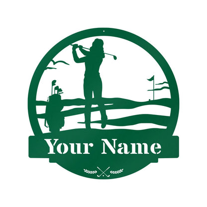 Golfer Women's Monogram