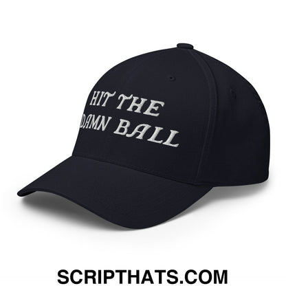 Hit The Damn Ball Embroidered Stretch Fit Golf Hat