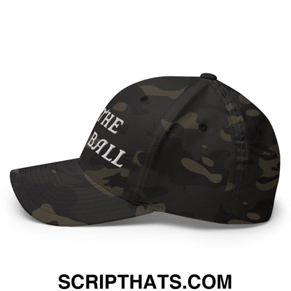 Hit The Damn Ball Embroidered Stretch Fit Golf Hat
