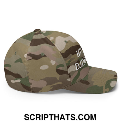 Hit The Damn Ball Embroidered Stretch Fit Golf Hat