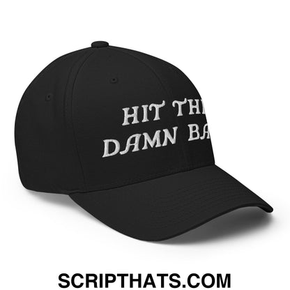 Hit The Damn Ball Embroidered Stretch Fit Golf Hat