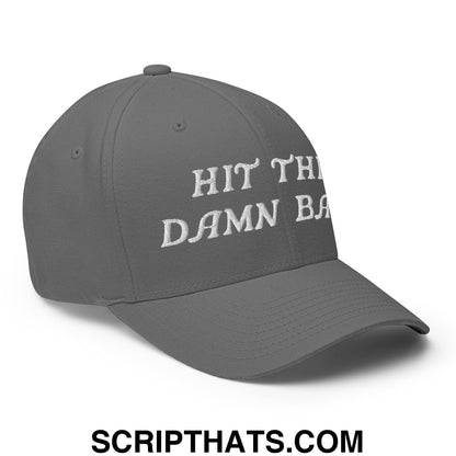 Hit The Damn Ball Embroidered Stretch Fit Golf Hat