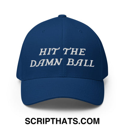 Hit The Damn Ball Embroidered Stretch Fit Golf Hat