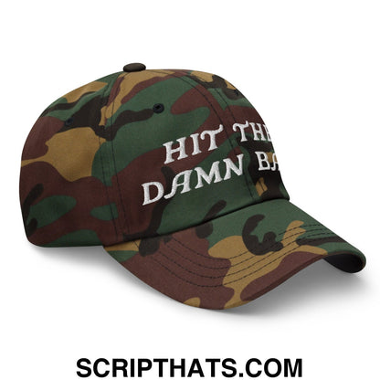 Hit The Damn Ball Embroidered Unstructured Golf Dad Hat