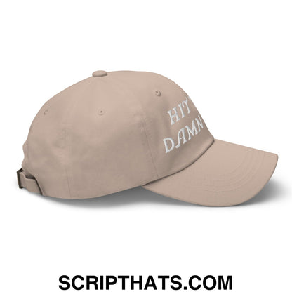 Hit The Damn Ball Embroidered Unstructured Golf Dad Hat