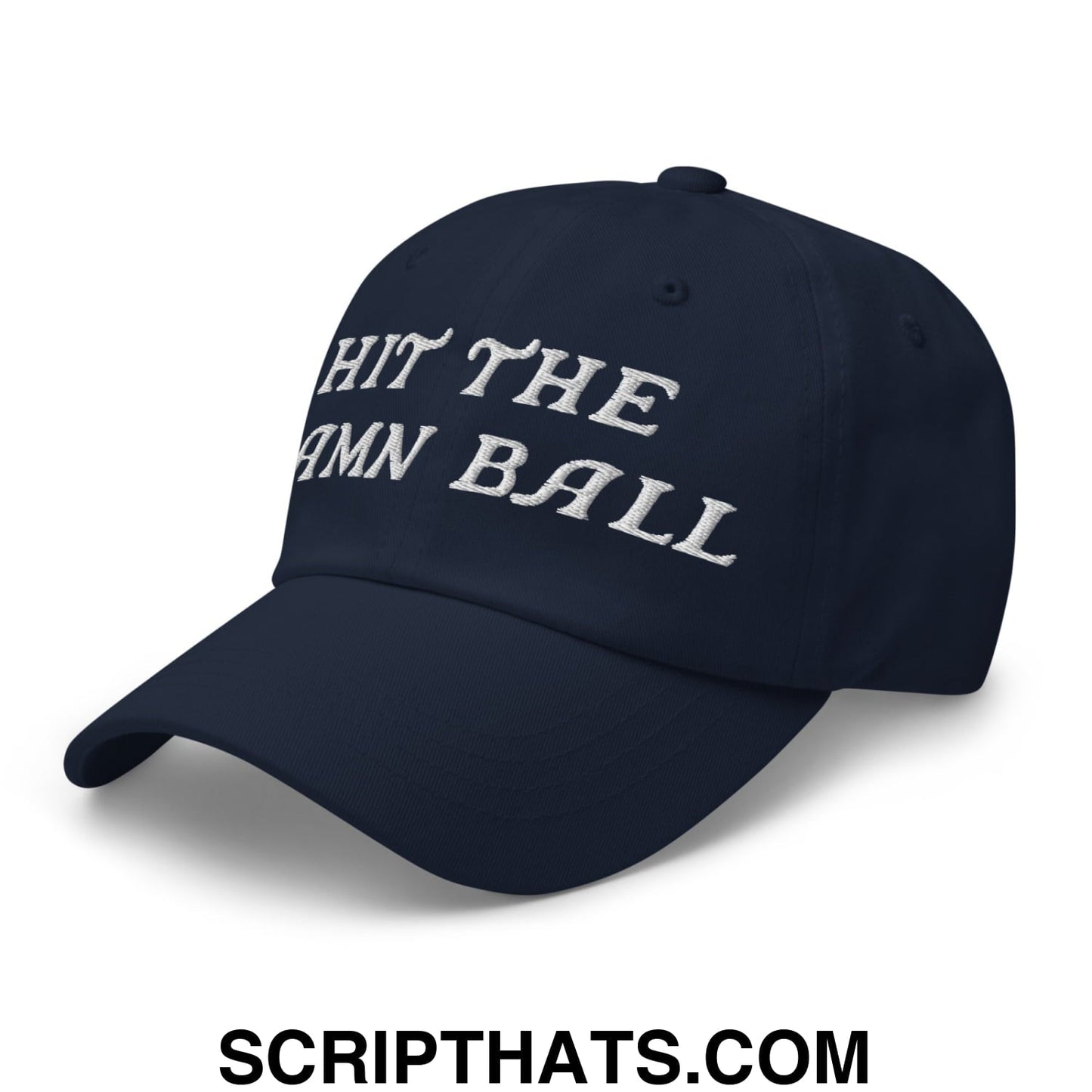 Hit The Damn Ball Embroidered Unstructured Golf Dad Hat