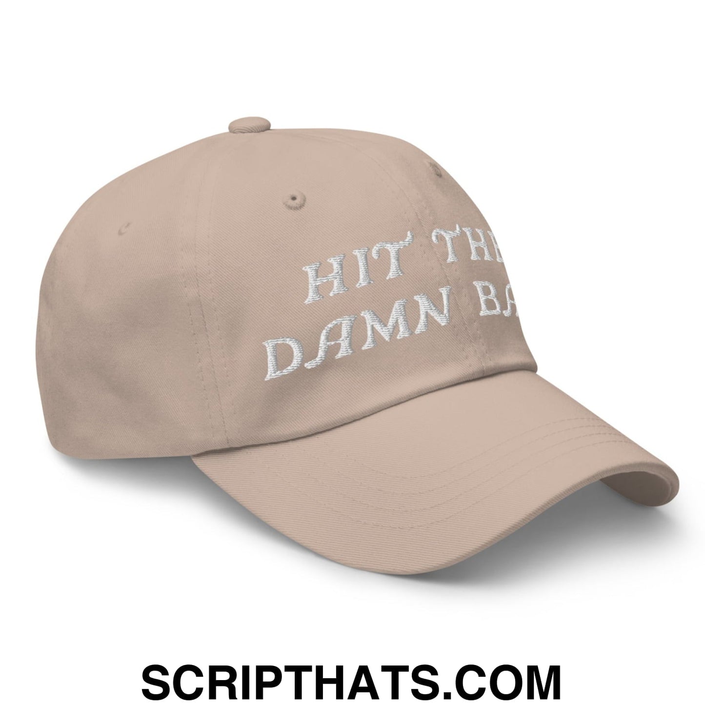 Hit The Damn Ball Embroidered Unstructured Golf Dad Hat