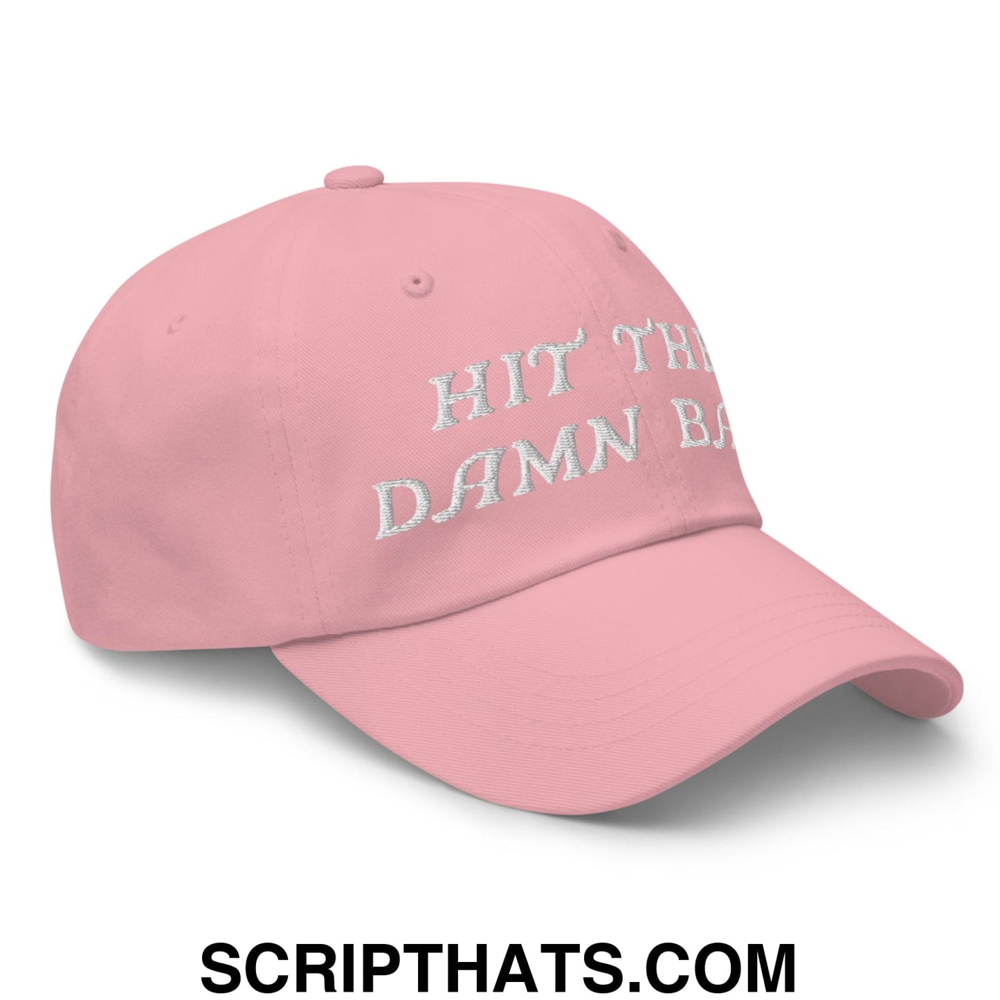 Hit The Damn Ball Embroidered Unstructured Golf Dad Hat