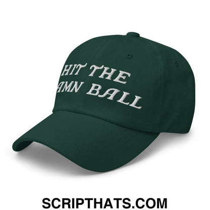Hit The Damn Ball Embroidered Unstructured Golf Dad Hat