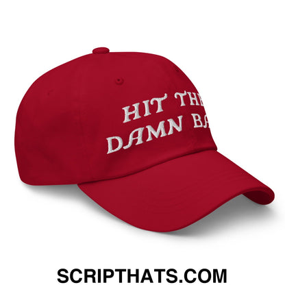 Hit The Damn Ball Embroidered Unstructured Golf Dad Hat