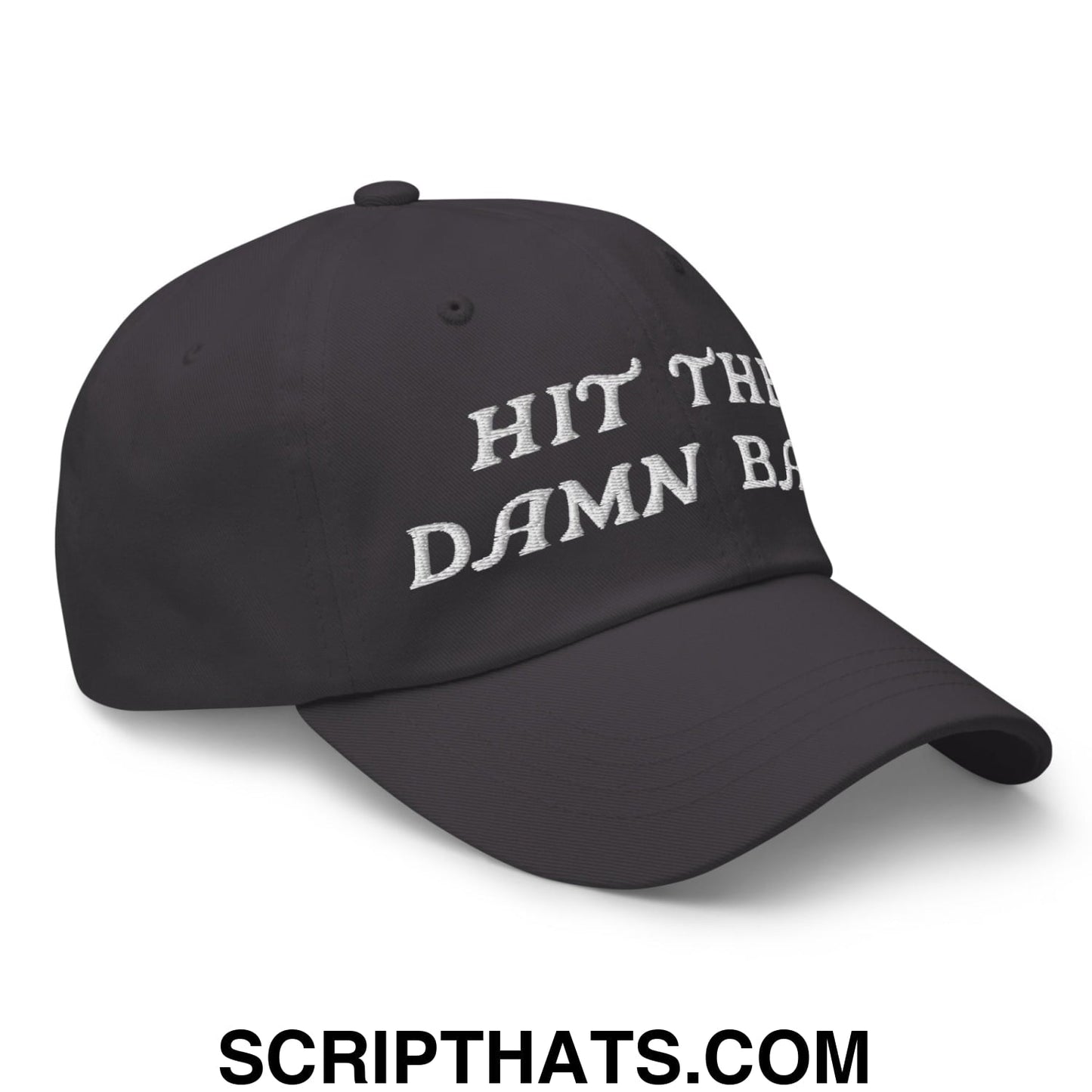 Hit The Damn Ball Embroidered Unstructured Golf Dad Hat