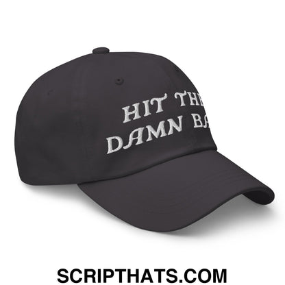 Hit The Damn Ball Embroidered Unstructured Golf Dad Hat