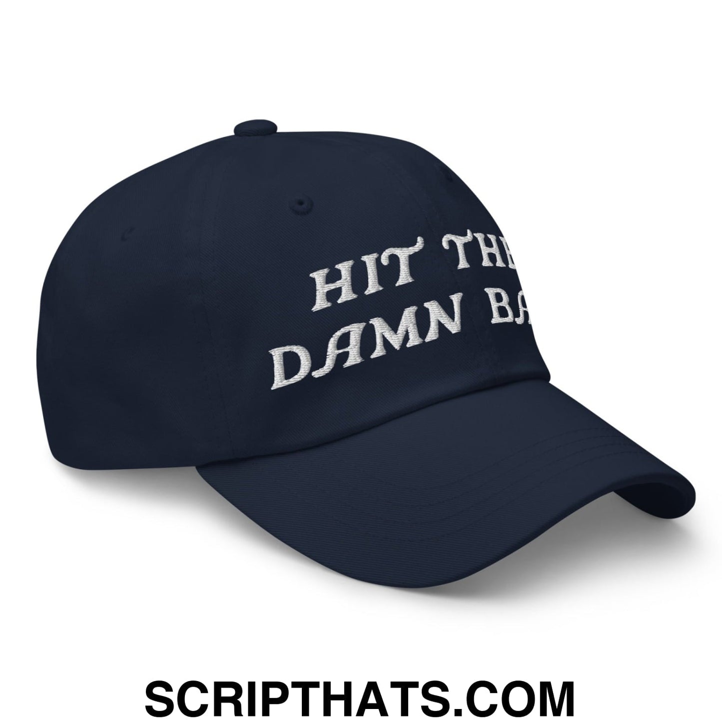 Hit The Damn Ball Embroidered Unstructured Golf Dad Hat