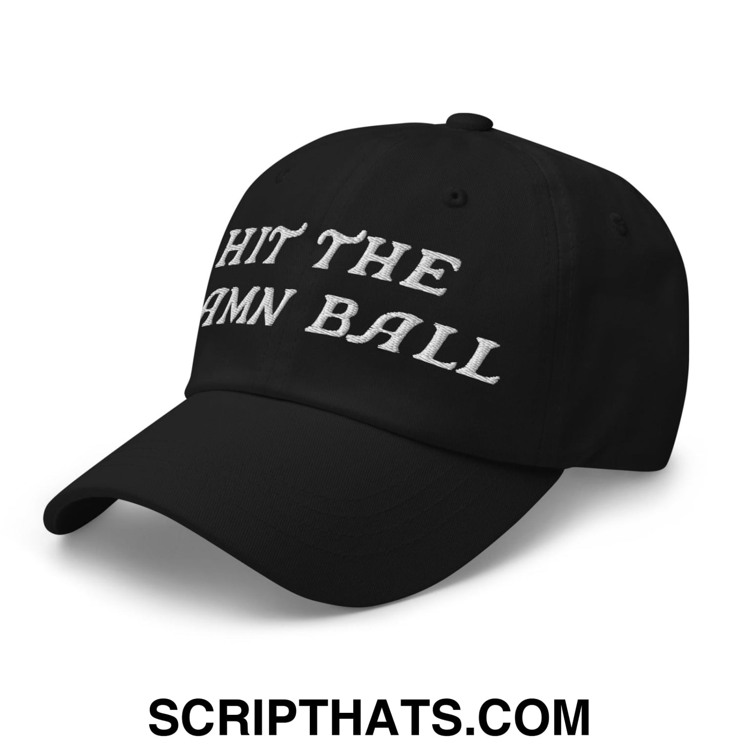 Hit The Damn Ball Embroidered Unstructured Golf Dad Hat