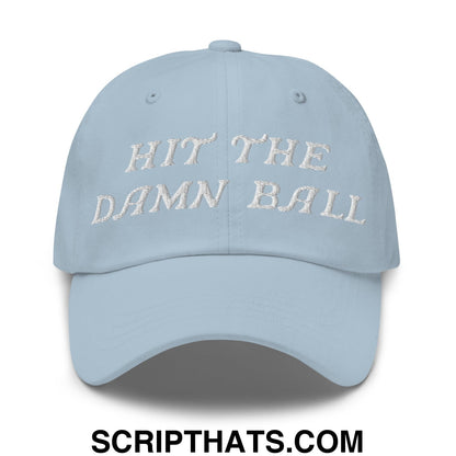 Hit The Damn Ball Embroidered Unstructured Golf Dad Hat