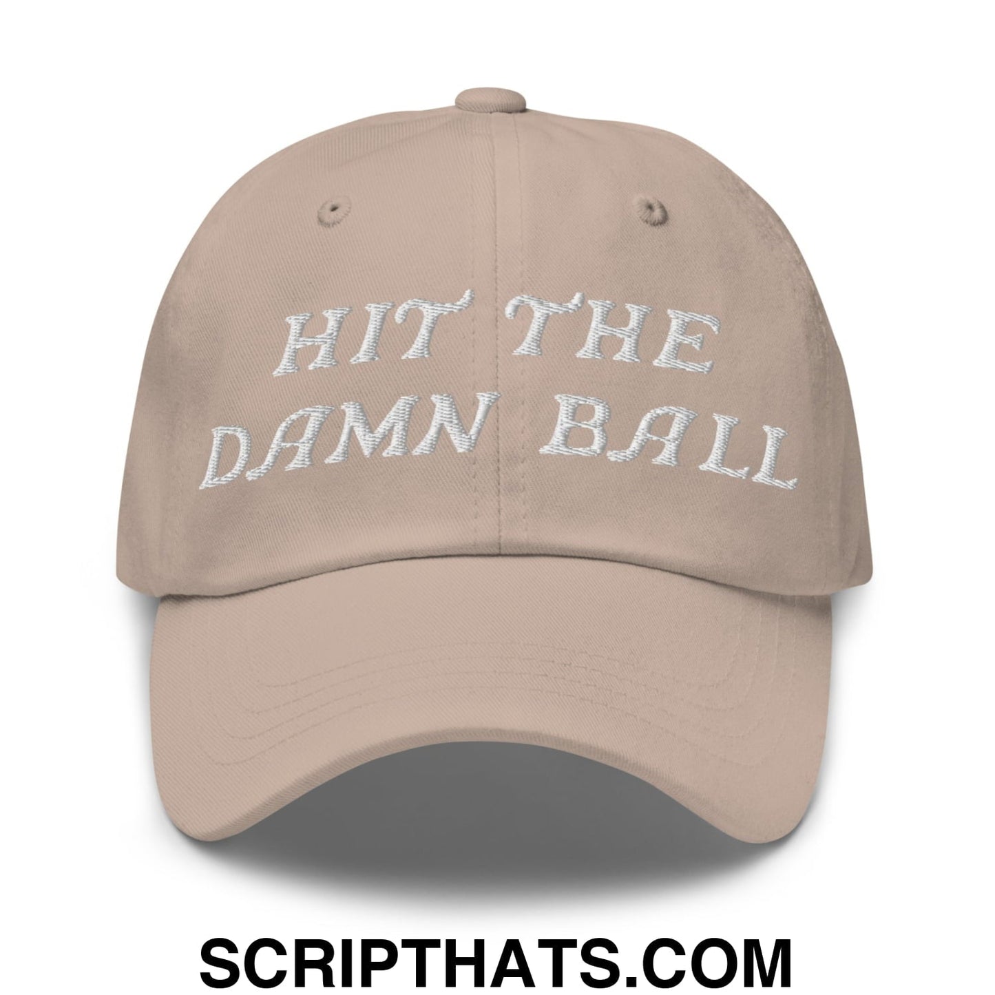 Hit The Damn Ball Embroidered Unstructured Golf Dad Hat