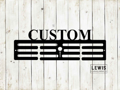 Golf Custom Name Medal Hanger