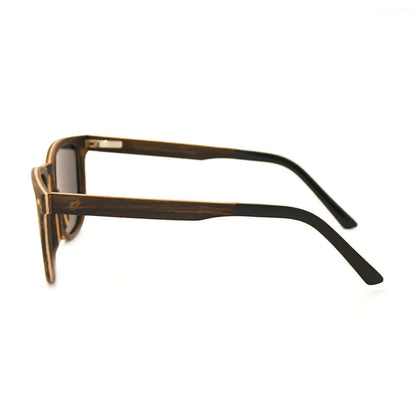 Lark - Squared Wood Sunglasses