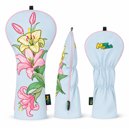 Lily Light Blue Golf Headcovers