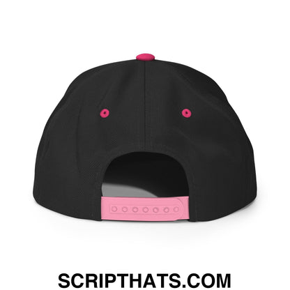 Make Golf Fun Again Embroidered Flat Bill Brim Snapback Hat