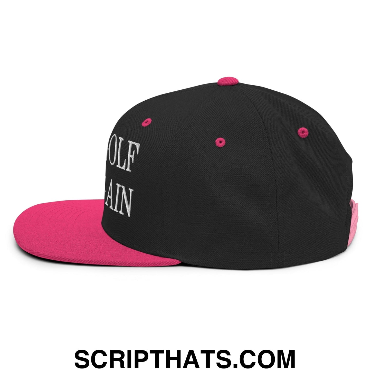 Make Golf Fun Again Embroidered Flat Bill Brim Snapback Hat