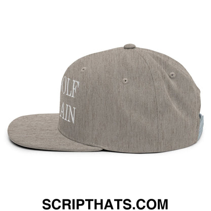Make Golf Fun Again Embroidered Flat Bill Brim Snapback Hat