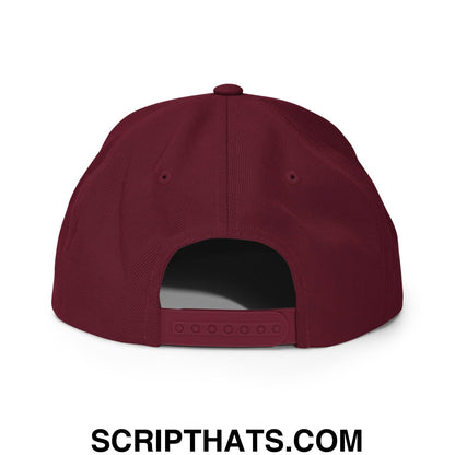 Make Golf Fun Again Embroidered Flat Bill Brim Snapback Hat