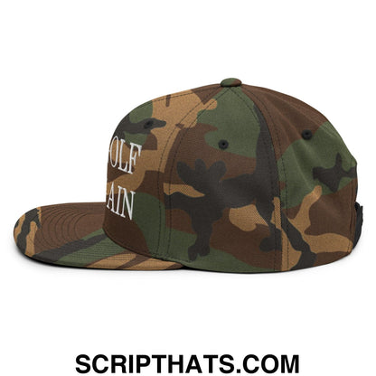 Make Golf Fun Again Embroidered Flat Bill Brim Snapback Hat