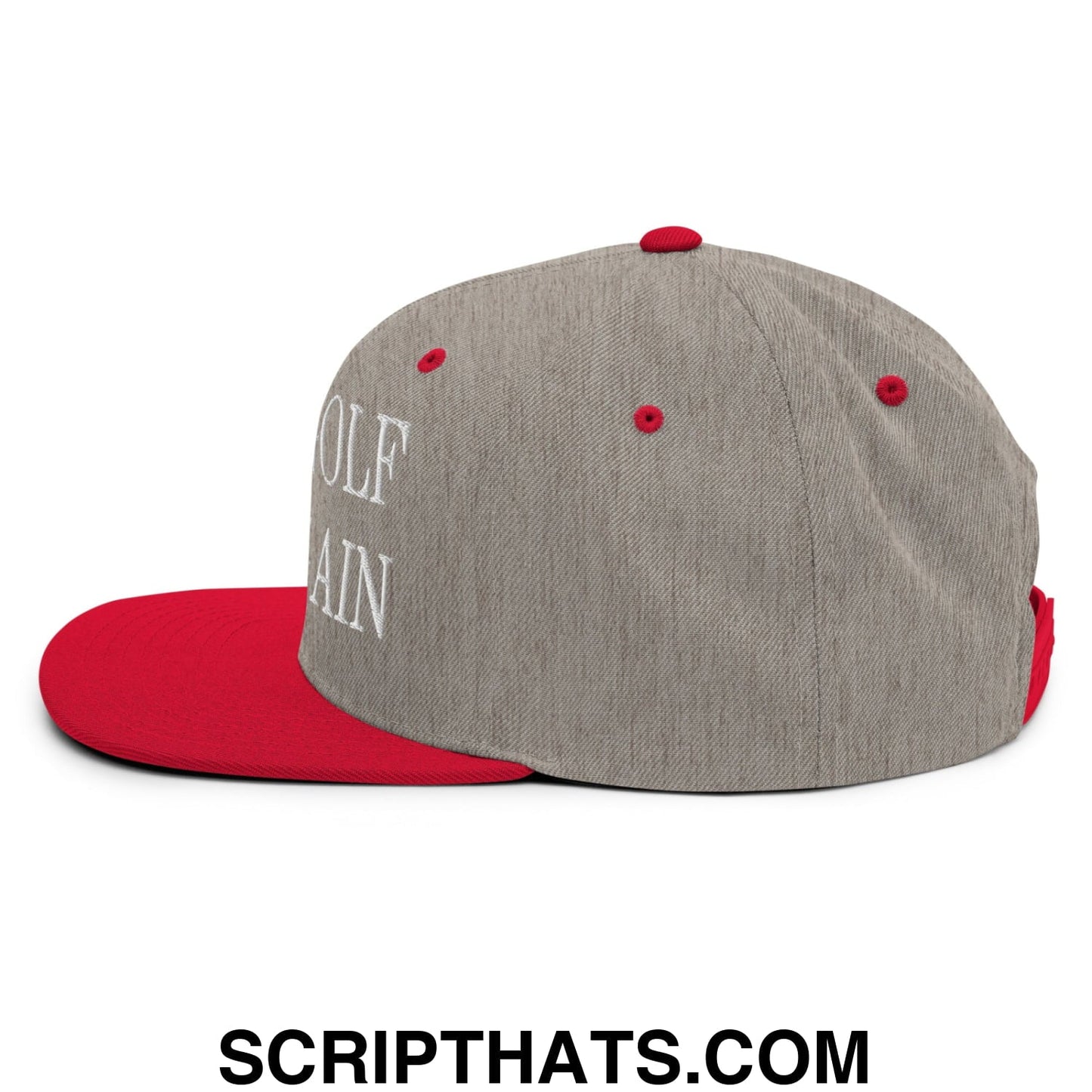 Make Golf Fun Again Embroidered Flat Bill Brim Snapback Hat