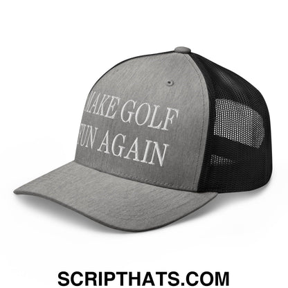 Make Golf Fun Again Embroidered Mesh Trucker Hat