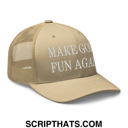 Make Golf Fun Again Embroidered Mesh Trucker Hat