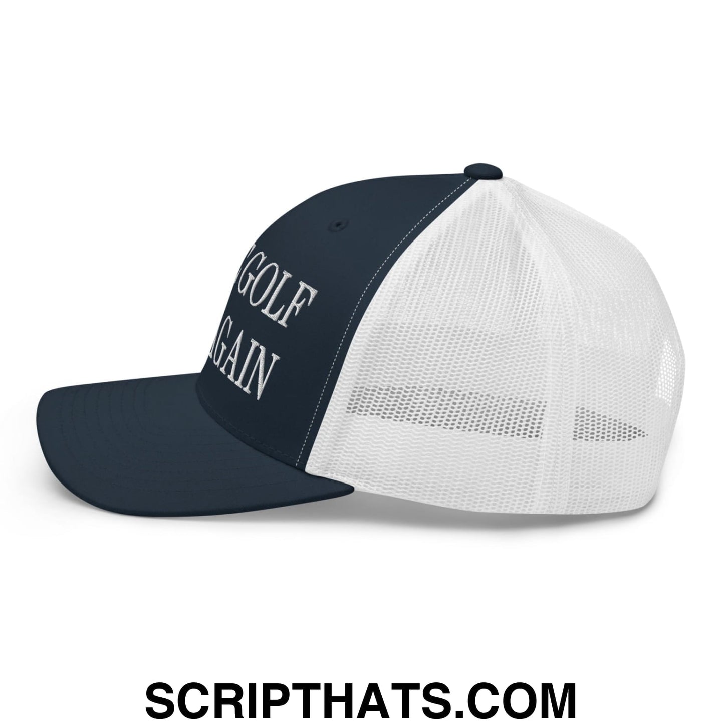 Make Golf Fun Again Embroidered Mesh Trucker Hat