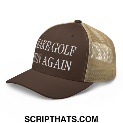 Make Golf Fun Again Embroidered Mesh Trucker Hat
