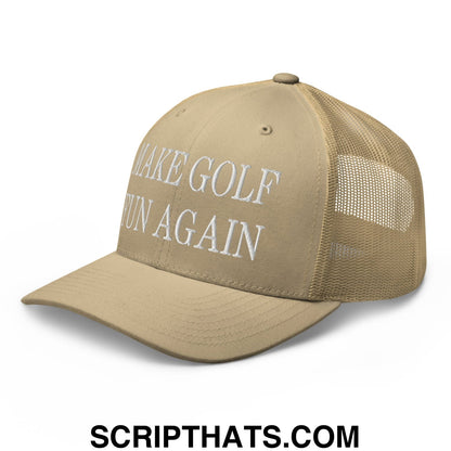 Make Golf Fun Again Embroidered Mesh Trucker Hat