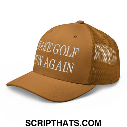 Make Golf Fun Again Embroidered Mesh Trucker Hat
