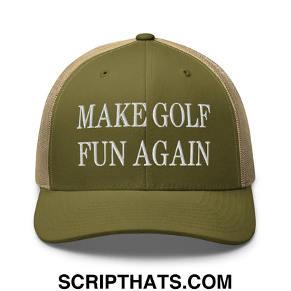 Make Golf Fun Again Embroidered Mesh Trucker Hat