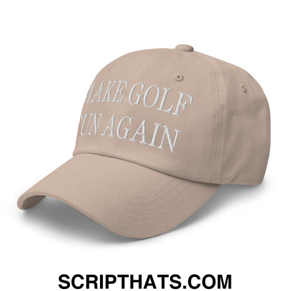 Make Golf Fun Again Embroidered Unstructured Dad Hat