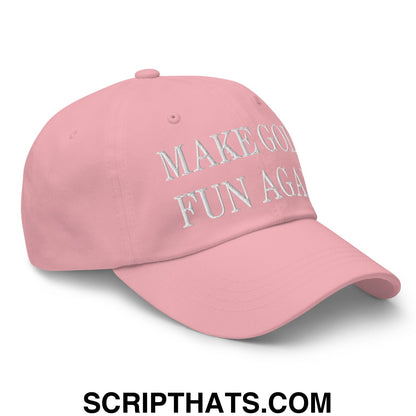Make Golf Fun Again Embroidered Unstructured Dad Hat
