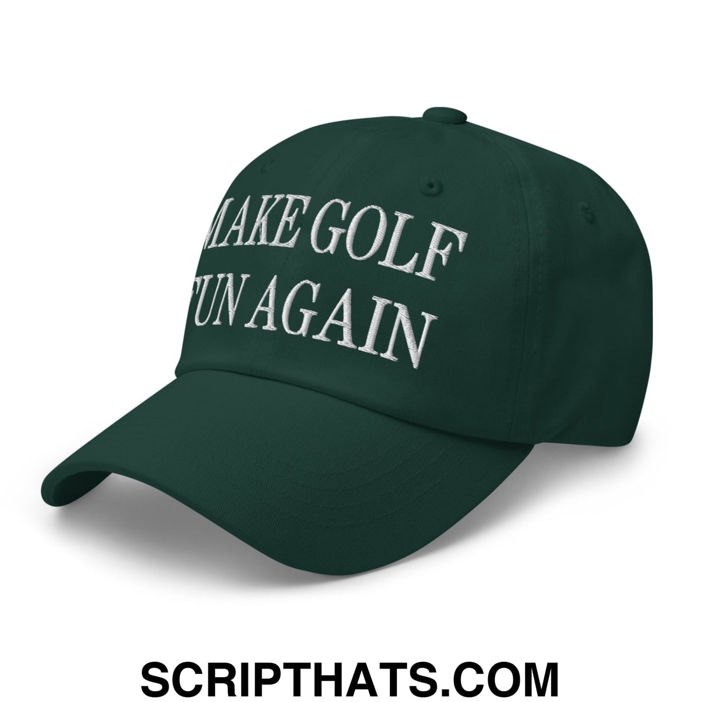 Make Golf Fun Again Embroidered Unstructured Dad Hat