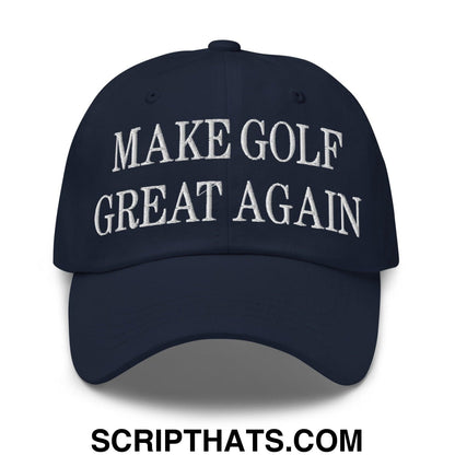Make Golf Great Again Embroidered Dad Hat