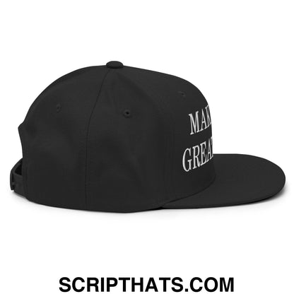 Make Golf Great Again Embroidered Flat Bill Brim Snapback Hat