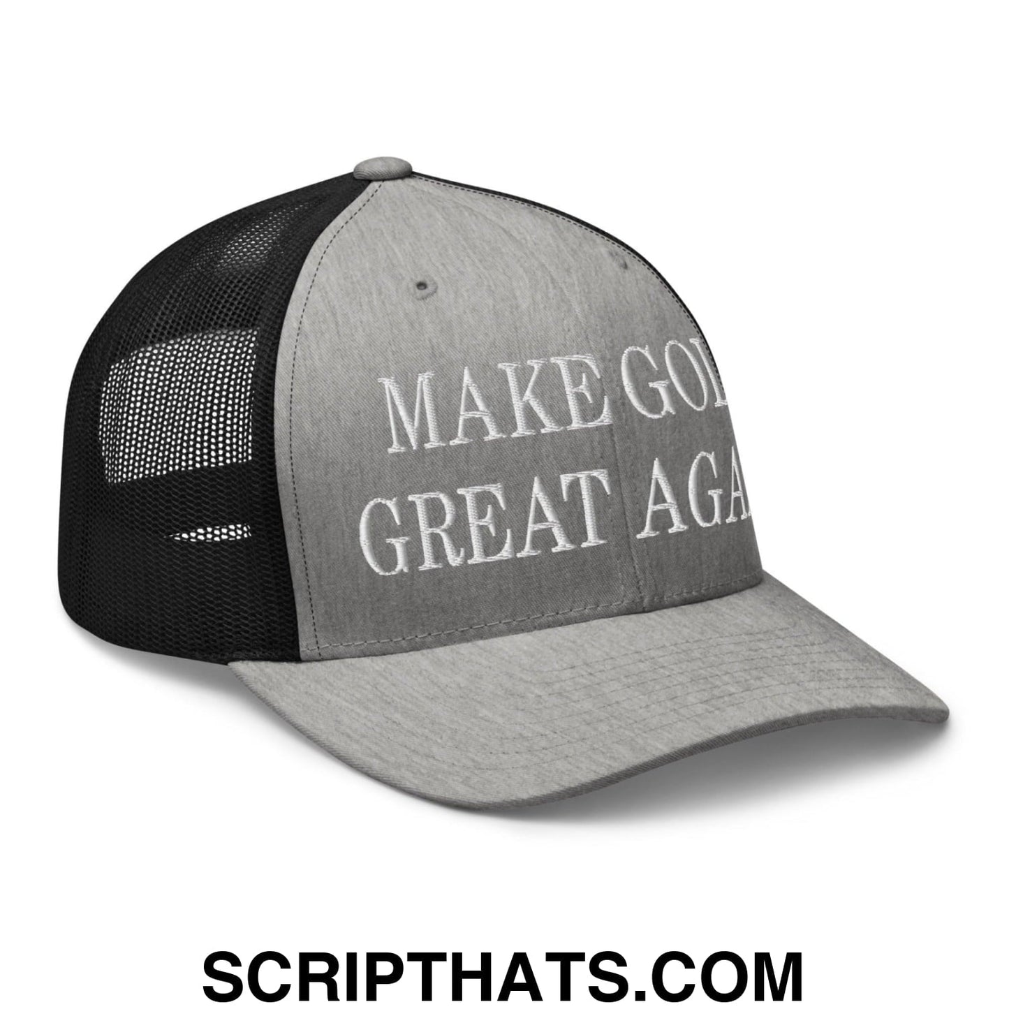 Make Golf Great Again Embroidered Mesh Trucker Hat