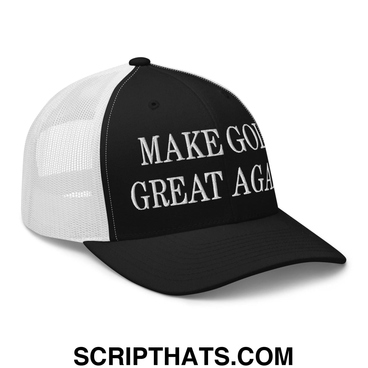 Make Golf Great Again Embroidered Mesh Trucker Hat