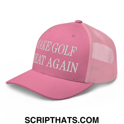 Make Golf Great Again Embroidered Mesh Trucker Hat