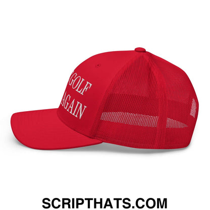 Make Golf Great Again Embroidered Mesh Trucker Hat