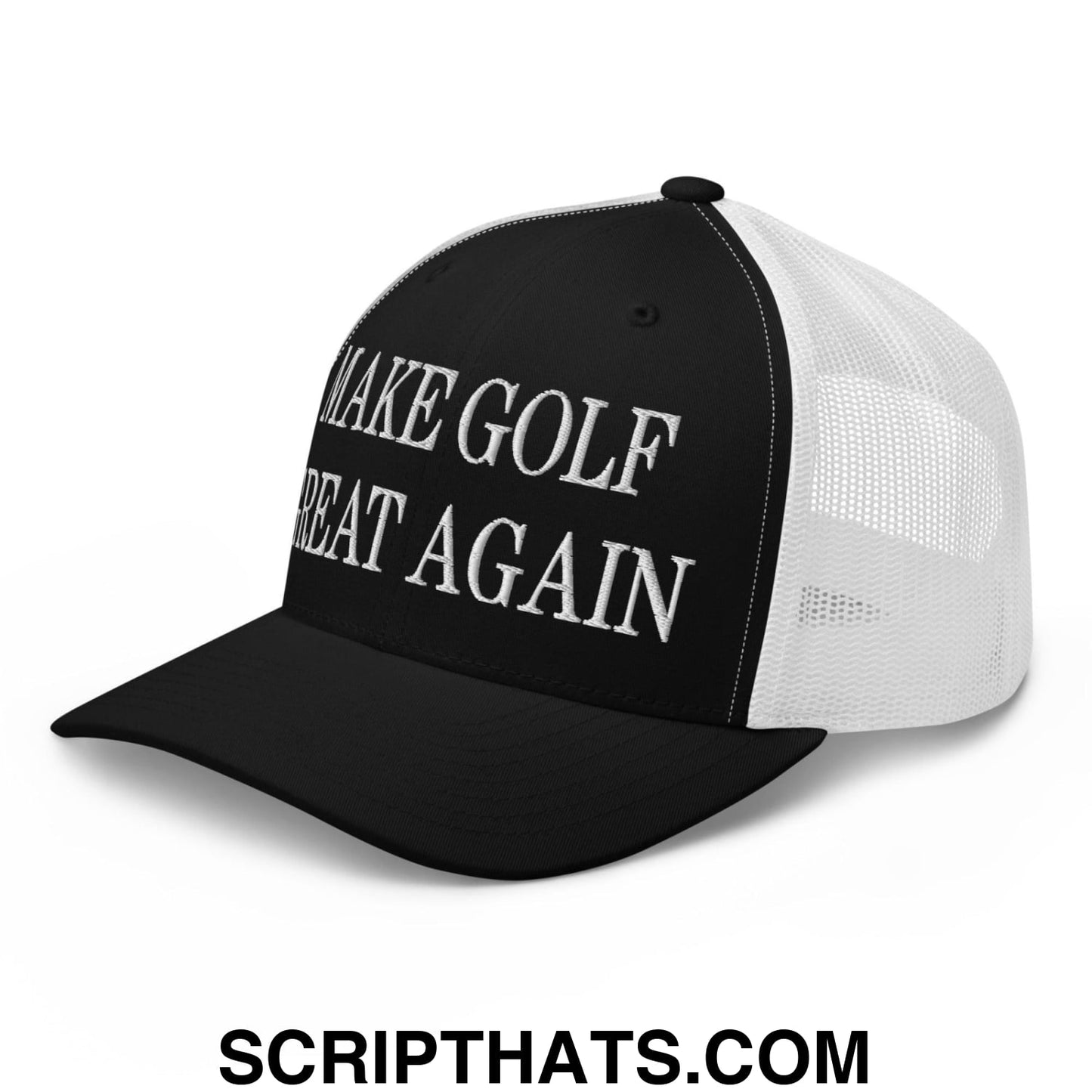Make Golf Great Again Embroidered Mesh Trucker Hat