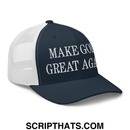 Make Golf Great Again Embroidered Mesh Trucker Hat